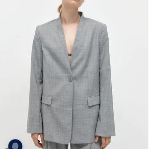 ST. AGNI  Shawl Collar Blazer